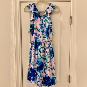 Rory dress in the "Pink Tropics Sweet Pea"